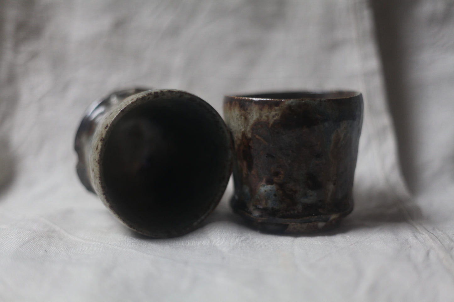 melted tumblers