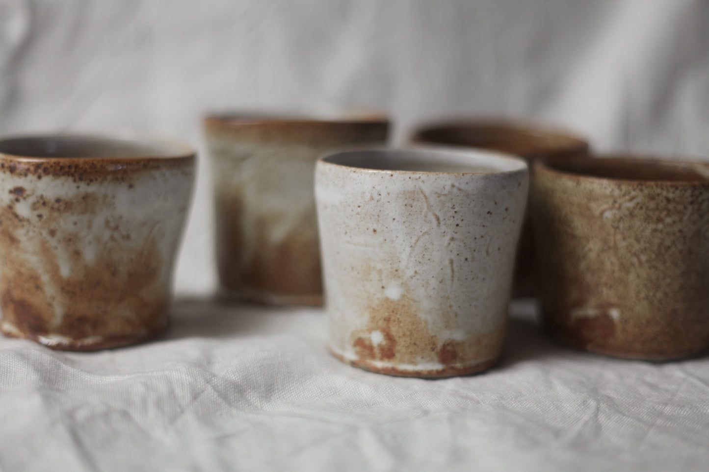 cream tumblers