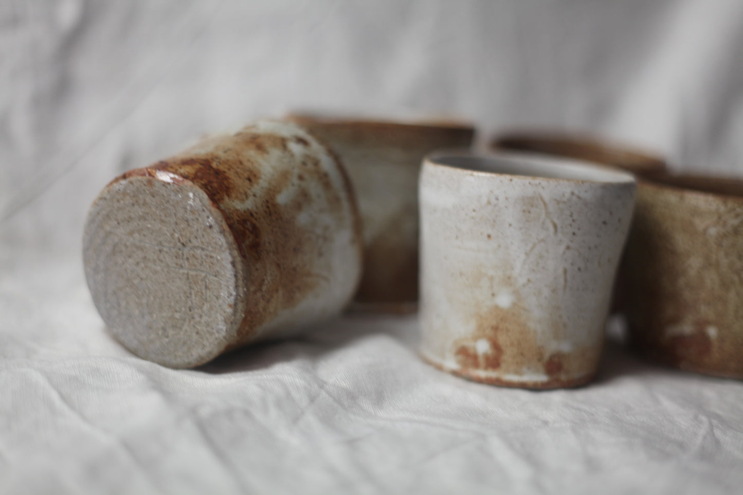 cream tumblers