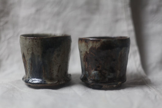 melted tumblers