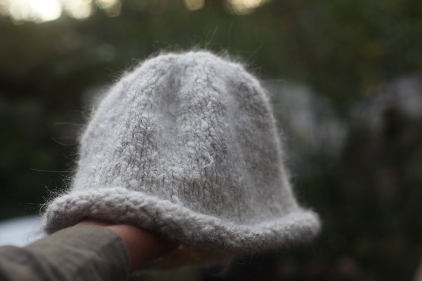 handspun knitted beanie (pre-order)